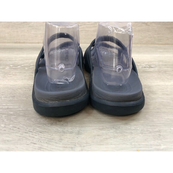 Crocs Sloane Women's Navy Blue Sandal 10 Strappy Slide Comfort Slip On Shoes - Picture 3 of 7